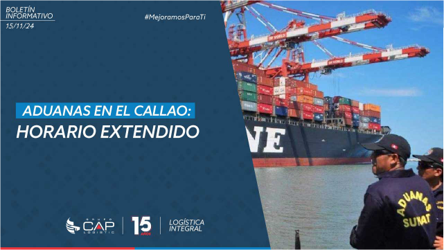 Aduana del Callao mejora horarios