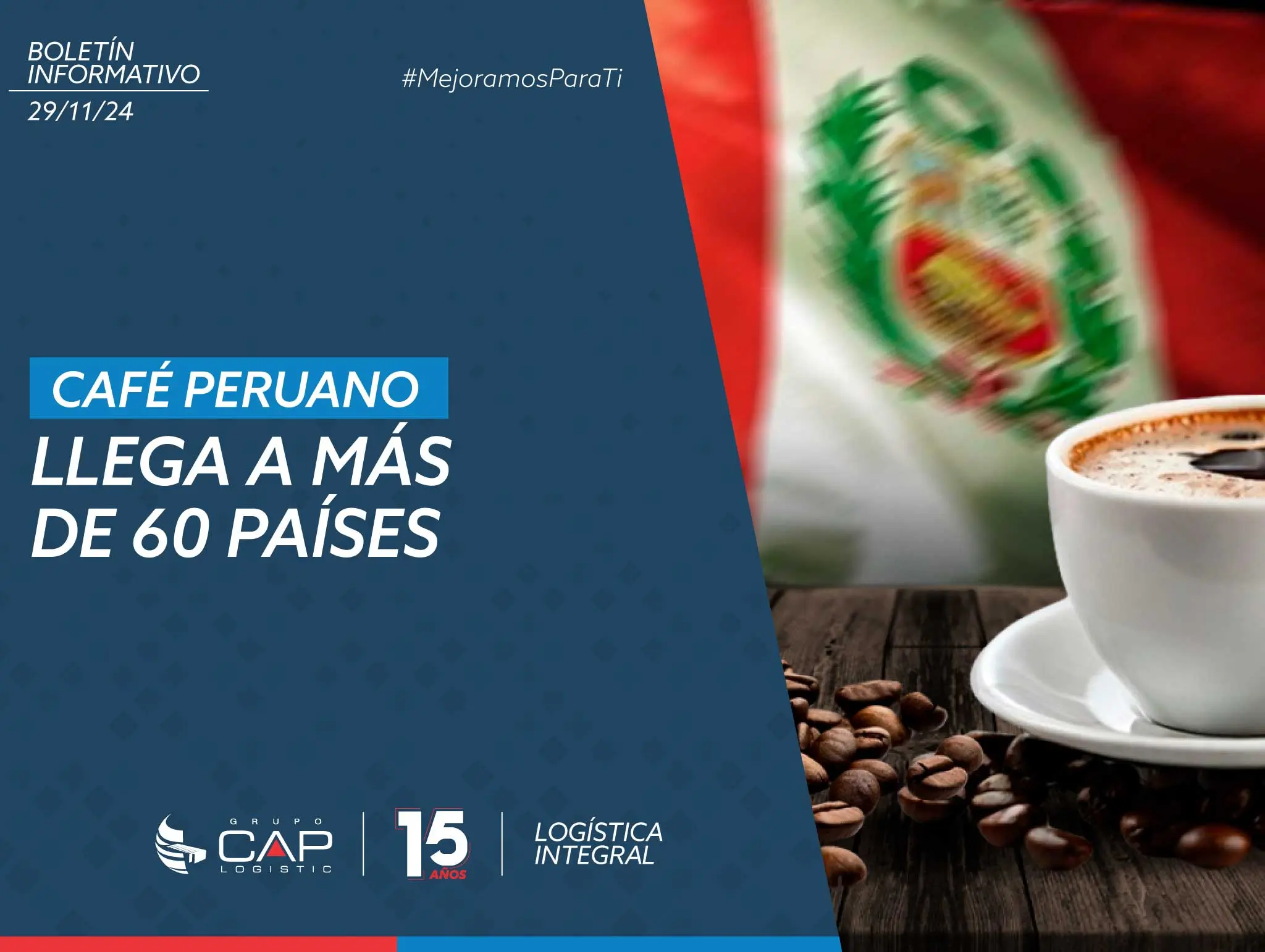 Café Peruano Llega a Más de 60 Países