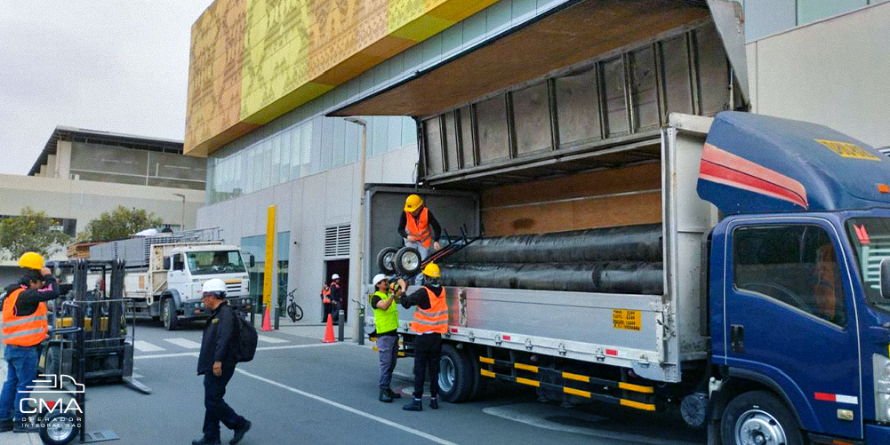 centro logístico para transporte multimodal