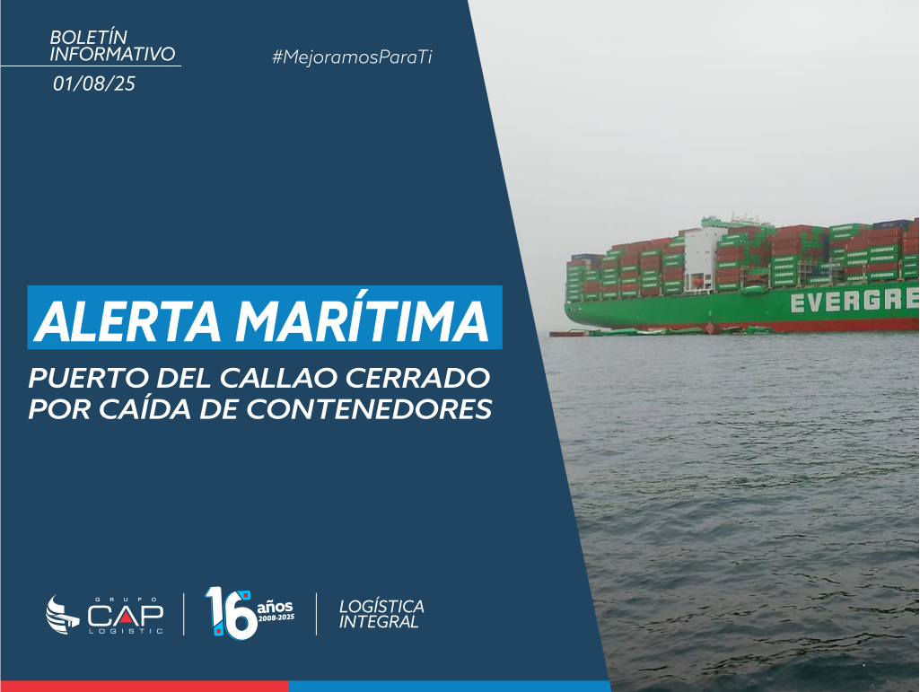 Puerto del callao cerrado por caída de contenedores