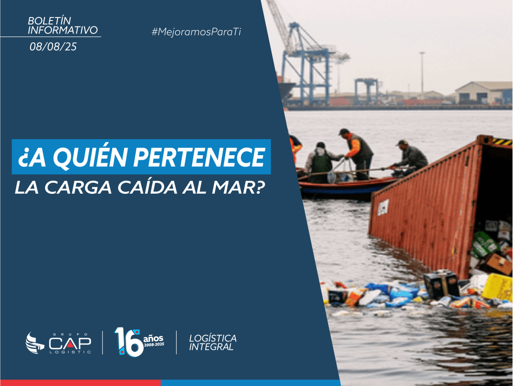 ¿A quién pertenece la carga caída al mar?