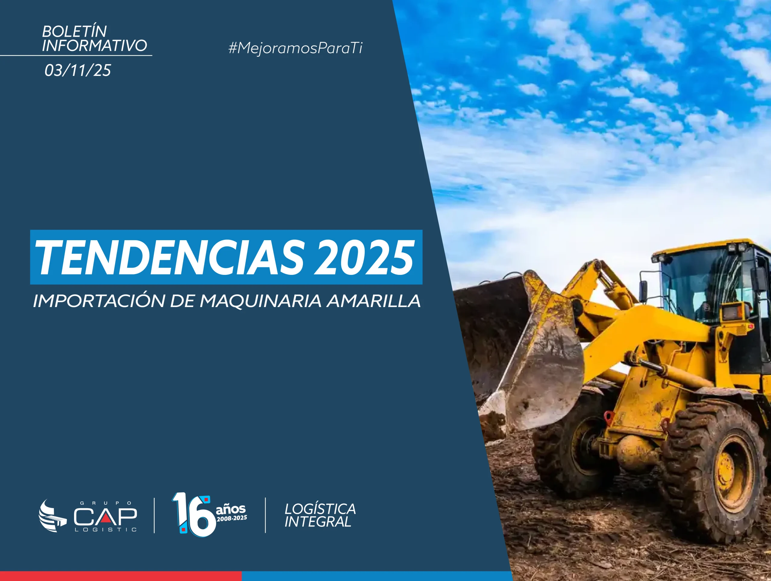 Tendencias 2025 | importación de maquinaria amarilla