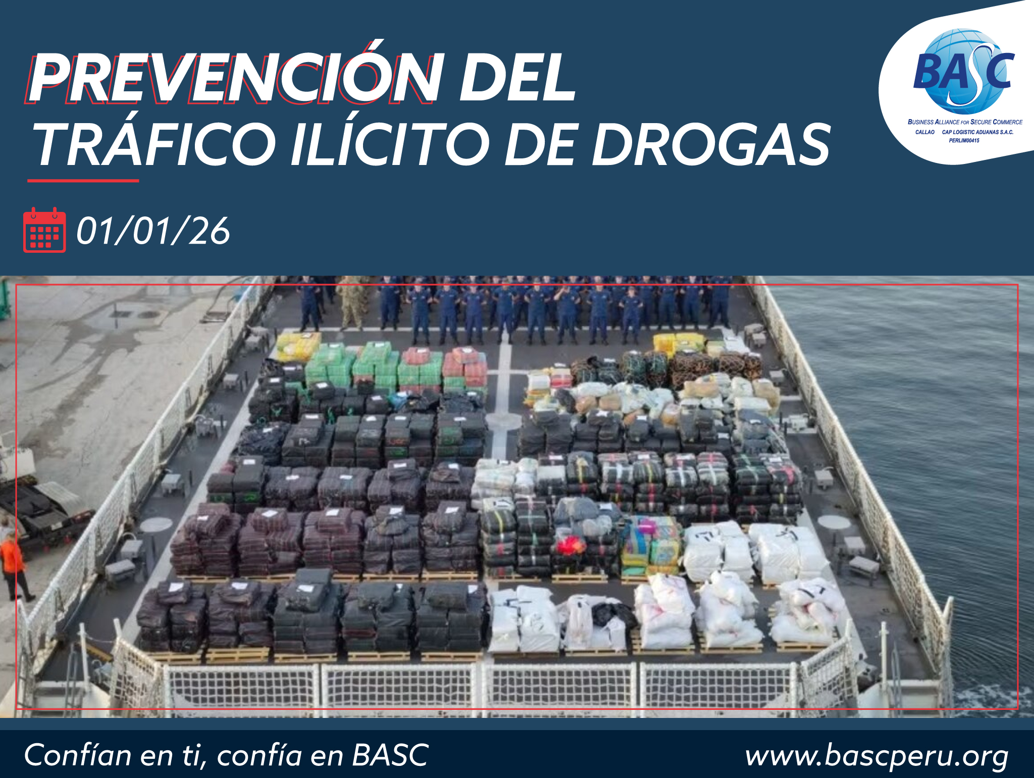BASC y la prevención del tráfico ilícito de drogas
