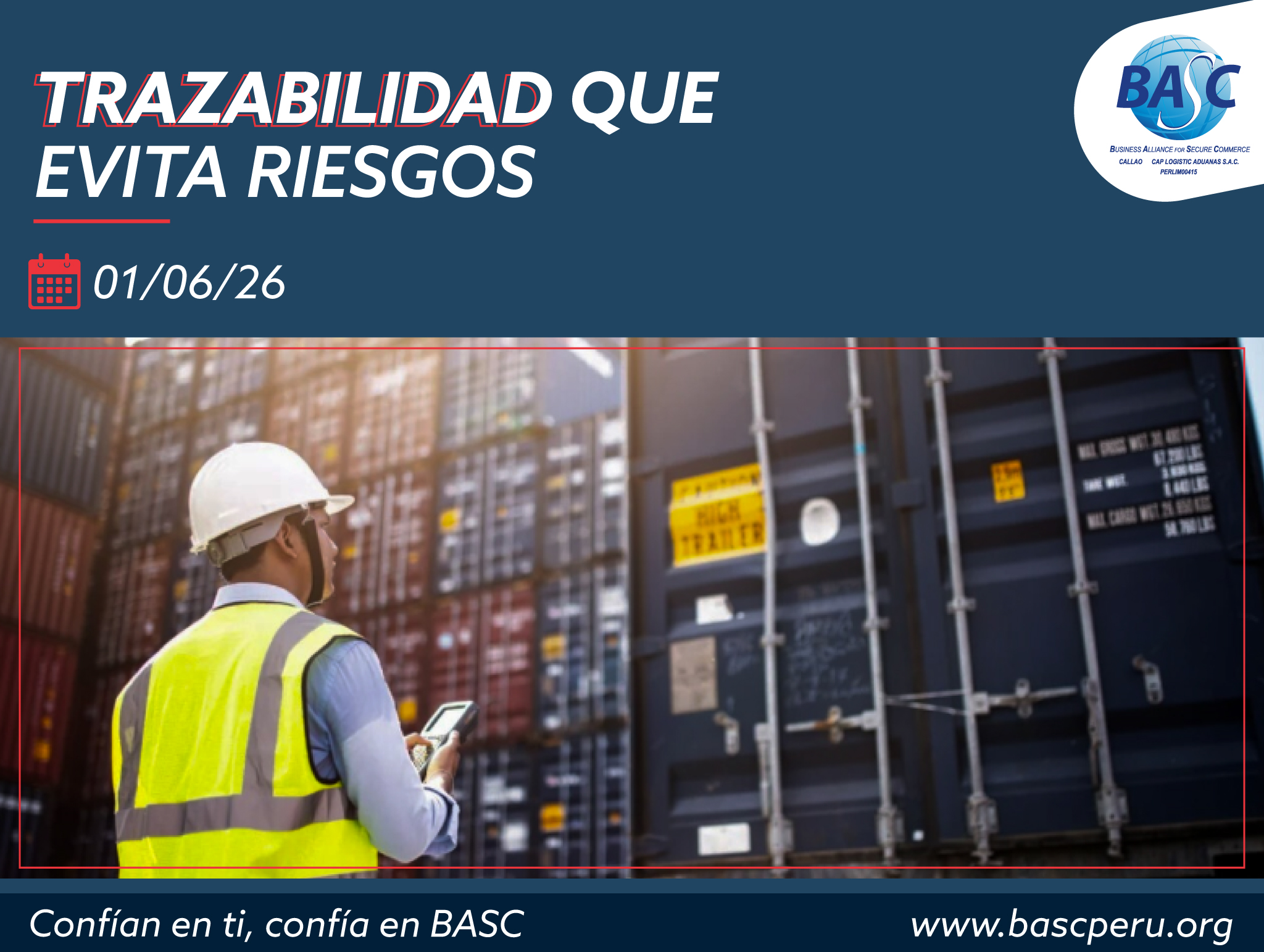 Control y trazabilidad de carga